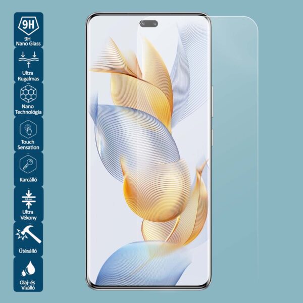 Honor 90 Lite készült Wontis Nano Képernyővédő Fólia, ultra vékony és 9H keménységű védelem