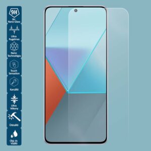 Xiaomi Redmi Note 13 Pro+ készült Wontis Nano Képernyővédő Fólia, ultra vékony és 9H keménységű védelem