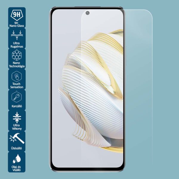 Huawei Nova 8i készült Wontis Nano Képernyővédő Fólia, ultra vékony és 9H keménységű védelem